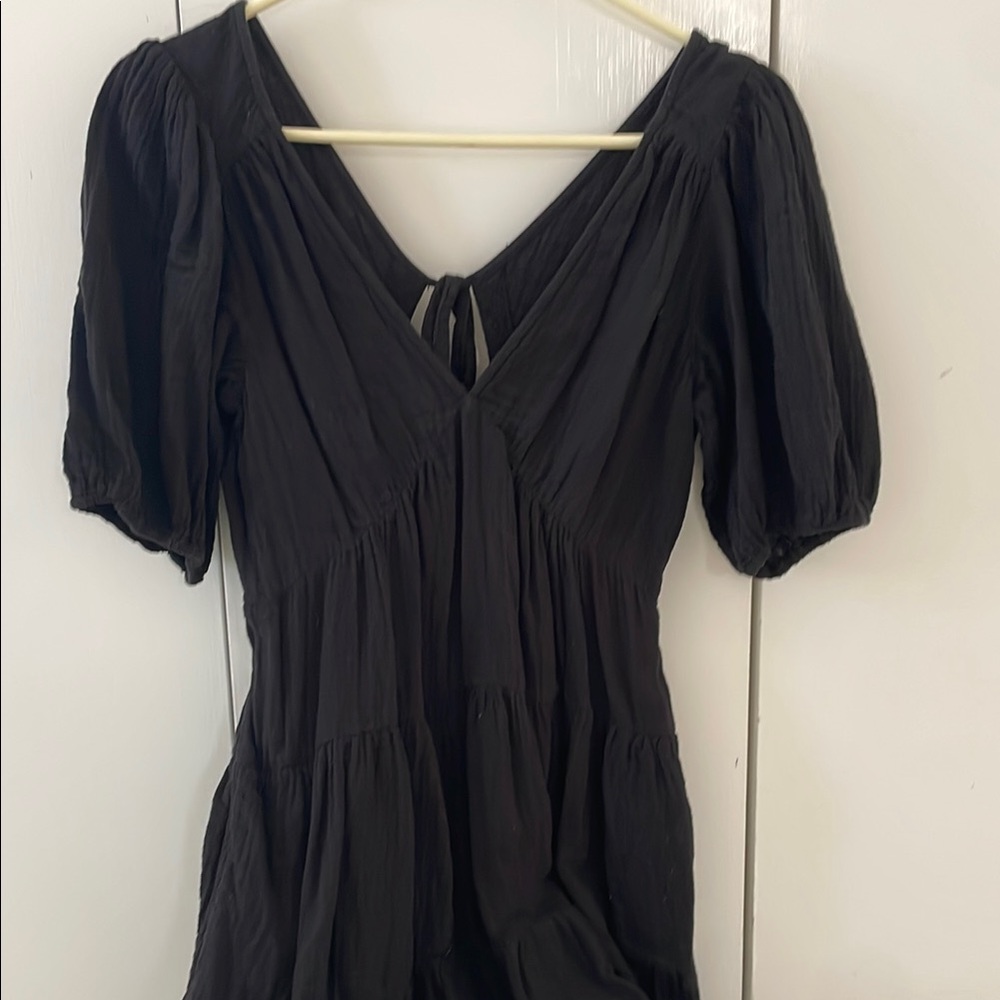 XiRENA Black open back dress